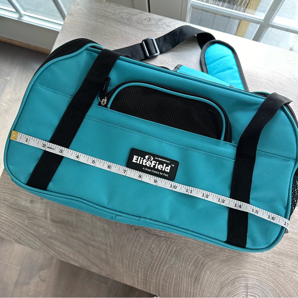 ELITE FIELD Soft Sided Pet Carrier Sky Blue - Picture 11 of 15